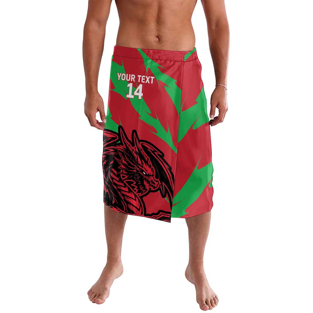 Custom Wales Football Lavalava 2025 Welsh Y Dreigiau