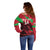 Custom Wales Football Off Shoulder Sweater 2025 Welsh Y Dreigiau