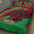 Custom Wales Football Quilt Bed Set 2025 Welsh Y Dreigiau