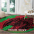 Custom Wales Football Round Carpet 2025 Welsh Y Dreigiau