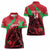 Custom Wales Football Women Polo Shirt 2025 Welsh Y Dreigiau