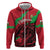 Custom Wales Football Zip Hoodie 2025 Welsh Y Dreigiau