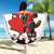 Custom Canada Ice Hockey Beach Blanket 2025 Go Champions Funny Beaver Mascot