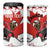 Custom Canada Ice Hockey 4 in 1 Can Cooler Tumbler Go Champions Funny Beaver Mascot