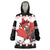 Custom Canada Ice Hockey Wearable Blanket Hoodie 2025 Go Champions Funny Beaver Mascot