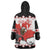 Custom Canada Ice Hockey Wearable Blanket Hoodie 2025 Go Champions Funny Beaver Mascot