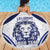 Custom Finland Ice Hockey Beach Blanket 2025 Go Champions Suomi Leijonat