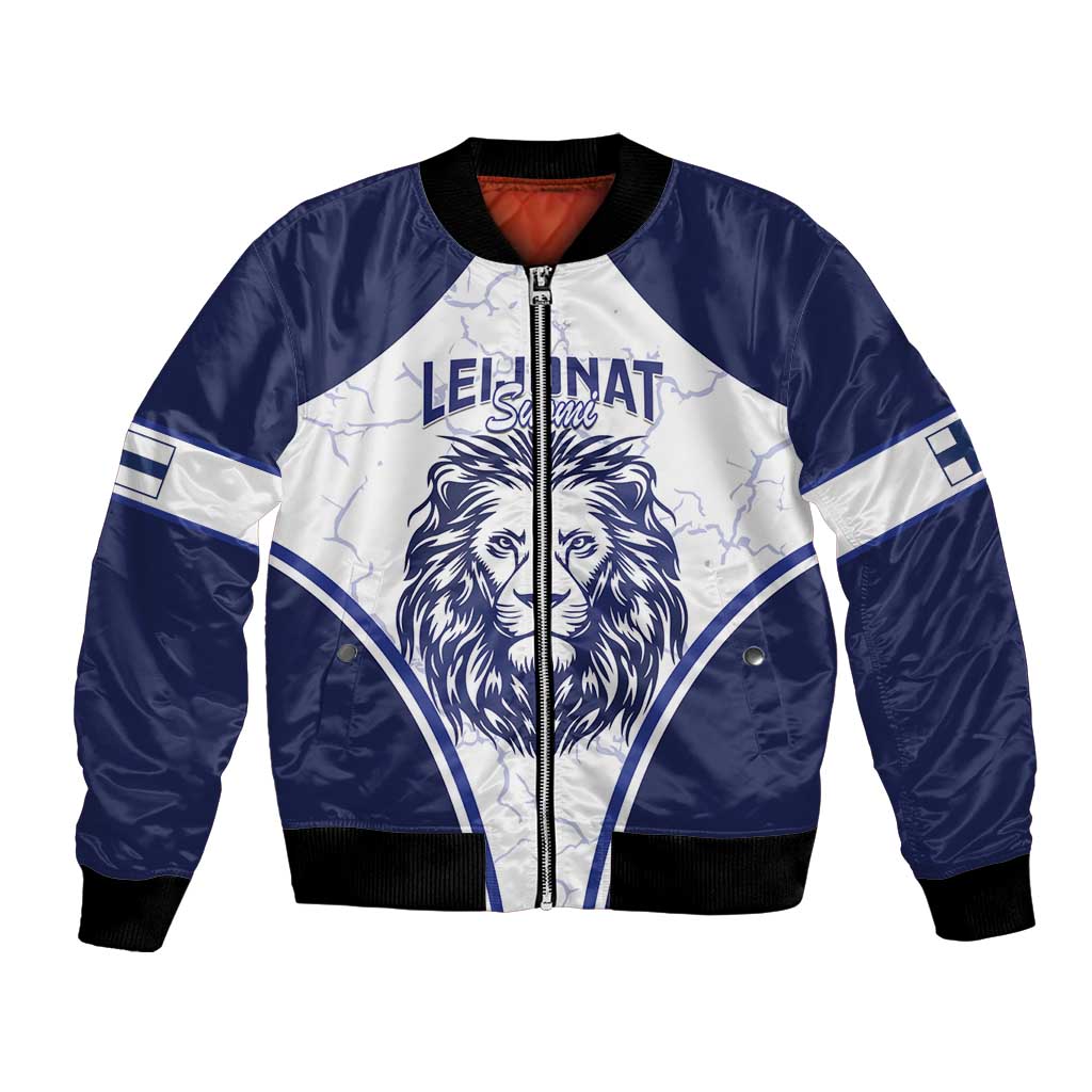 Custom Finland Ice Hockey Bomber Jacket 2025 Go Champions Suomi Leijonat