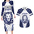 Custom Finland Ice Hockey Couples Matching Long Sleeve Bodycon Dress and Hawaiian Shirt 2025 Go Champions Suomi Leijonat