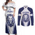 Custom Finland Ice Hockey Couples Matching Off Shoulder Maxi Dress and Long Sleeve Button Shirt 2025 Go Champions Suomi Leijonat