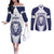 Custom Finland Ice Hockey Couples Matching Off The Shoulder Long Sleeve Dress and Long Sleeve Button Shirt 2025 Go Champions Suomi Leijonat