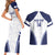 Custom Finland Ice Hockey Couples Matching Short Sleeve Bodycon Dress and Hawaiian Shirt 2025 Go Champions Suomi Leijonat