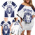 Custom Finland Ice Hockey Family Matching Off Shoulder Short Dress and Hawaiian Shirt 2025 Go Champions Suomi Leijonat