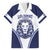 Custom Finland Ice Hockey Family Matching Off Shoulder Short Dress and Hawaiian Shirt 2025 Go Champions Suomi Leijonat