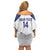 Custom Finland Ice Hockey Family Matching Off Shoulder Short Dress and Hawaiian Shirt 2025 Go Champions Suomi Leijonat