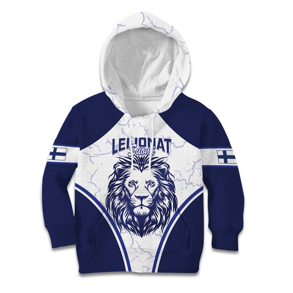 Custom Finland Ice Hockey Kid Hoodie 2025 Go Champions Suomi Leijonat