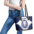 Custom Finland Ice Hockey Leather Tote Bag 2025 Go Champions Suomi Leijonat