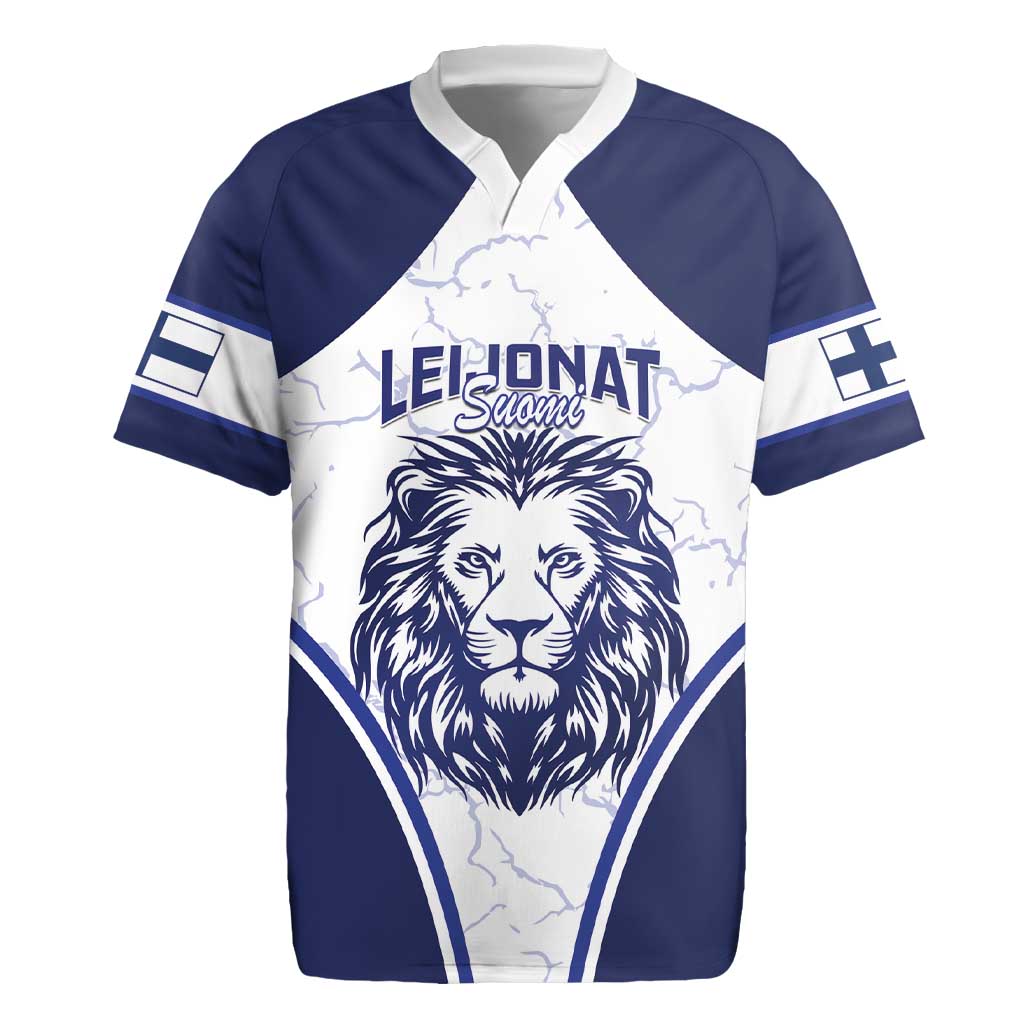 Custom Finland Ice Hockey Rugby Jersey 2025 Go Champions Suomi Leijonat