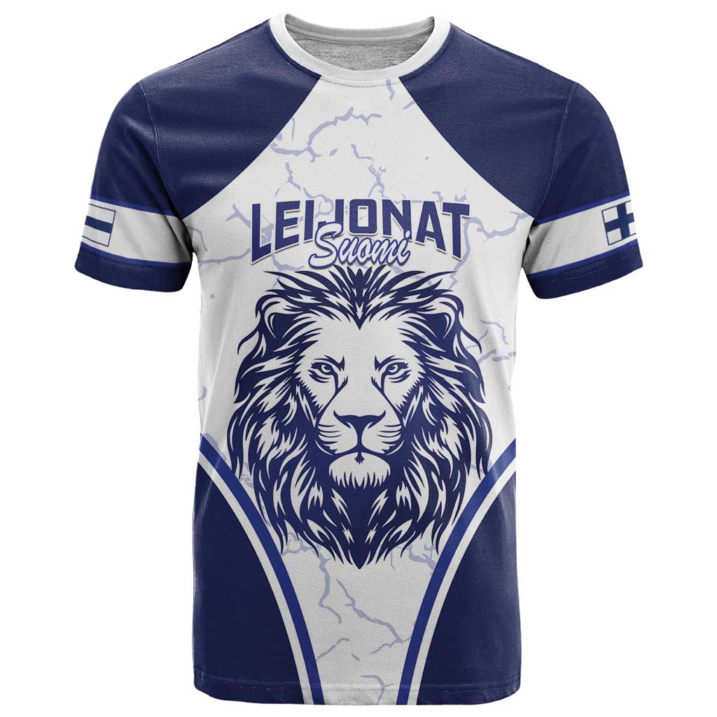 Custom Finland Ice Hockey T Shirt 2025 Go Champions Suomi Leijonat