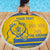 Custom Sweden Ice Hockey Beach Blanket 2025 Go Champions Tre Kronor