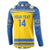 Custom Sweden Ice Hockey Button Sweatshirt 2025 Go Champions Tre Kronor