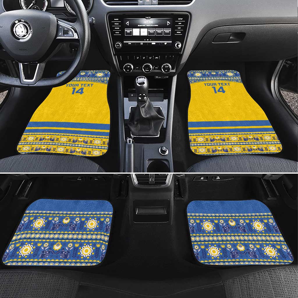 Custom Sweden Ice Hockey Car Mats 2025 Go Champions Tre Kronor