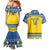 Custom Sweden Ice Hockey Couples Matching Mermaid Dress and Hawaiian Shirt 2025 Go Champions Tre Kronor