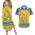 Custom Sweden Ice Hockey Couples Matching Summer Maxi Dress and Hawaiian Shirt 2025 Go Champions Tre Kronor