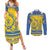 Custom Sweden Ice Hockey Couples Matching Summer Maxi Dress and Long Sleeve Button Shirt 2025 Go Champions Tre Kronor