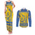 Custom Sweden Ice Hockey Couples Matching Tank Maxi Dress and Long Sleeve Button Shirt 2025 Go Champions Tre Kronor