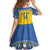 Custom Sweden Ice Hockey Family Matching Long Sleeve Bodycon Dress and Hawaiian Shirt 2025 Go Champions Tre Kronor