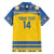 Custom Sweden Ice Hockey Family Matching Long Sleeve Bodycon Dress and Hawaiian Shirt 2025 Go Champions Tre Kronor