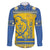 Custom Sweden Ice Hockey Family Matching Long Sleeve Bodycon Dress and Hawaiian Shirt 2025 Go Champions Tre Kronor