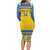 Custom Sweden Ice Hockey Family Matching Long Sleeve Bodycon Dress and Hawaiian Shirt 2025 Go Champions Tre Kronor