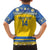 Custom Sweden Ice Hockey Family Matching Off The Shoulder Long Sleeve Dress and Hawaiian Shirt 2025 Go Champions Tre Kronor