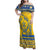 Custom Sweden Ice Hockey Family Matching Off Shoulder Maxi Dress and Hawaiian Shirt 2025 Go Champions Tre Kronor