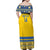 Custom Sweden Ice Hockey Family Matching Off Shoulder Maxi Dress and Hawaiian Shirt 2025 Go Champions Tre Kronor