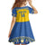 Custom Sweden Ice Hockey Family Matching Off Shoulder Short Dress and Hawaiian Shirt 2025 Go Champions Tre Kronor