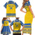 Custom Sweden Ice Hockey Family Matching Short Sleeve Bodycon Dress and Hawaiian Shirt 2025 Go Champions Tre Kronor