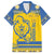 Custom Sweden Ice Hockey Family Matching Short Sleeve Bodycon Dress and Hawaiian Shirt 2025 Go Champions Tre Kronor