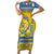 Custom Sweden Ice Hockey Family Matching Short Sleeve Bodycon Dress and Hawaiian Shirt 2025 Go Champions Tre Kronor