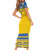 Custom Sweden Ice Hockey Family Matching Short Sleeve Bodycon Dress and Hawaiian Shirt 2025 Go Champions Tre Kronor