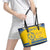 Custom Sweden Ice Hockey Leather Tote Bag 2025 Go Champions Tre Kronor