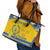 Custom Sweden Ice Hockey Leather Tote Bag 2025 Go Champions Tre Kronor