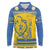 Custom Sweden Ice Hockey Long Sleeve Polo Shirt 2025 Go Champions Tre Kronor