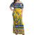 Custom Sweden Ice Hockey Off Shoulder Maxi Dress 2025 Go Champions Tre Kronor