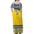 Custom Sweden Ice Hockey Off Shoulder Maxi Dress 2025 Go Champions Tre Kronor