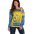 Custom Sweden Ice Hockey Off Shoulder Sweater 2025 Go Champions Tre Kronor