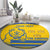 Custom Sweden Ice Hockey Round Carpet 2025 Go Champions Tre Kronor