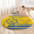 Custom Sweden Ice Hockey Round Carpet 2025 Go Champions Tre Kronor